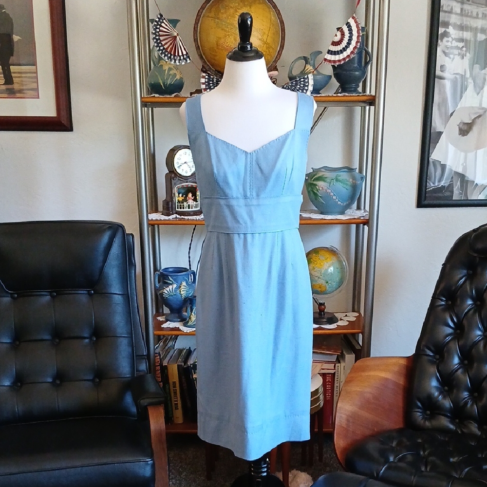 Dolce And Gabbana Sky Blue Dress Size 44 US Size S